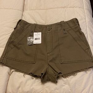 🌟Free People Military High Waisted Shorts - NWT - 10🌟